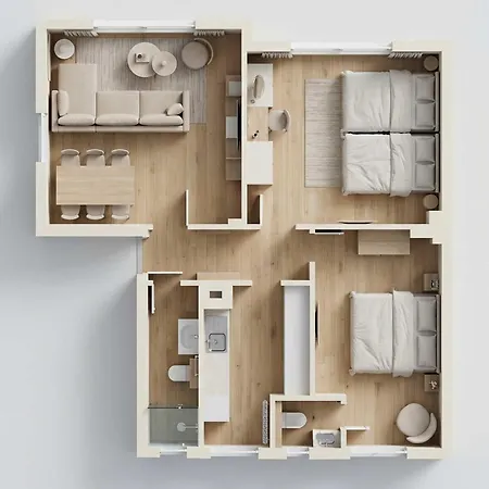 Apartment Sonnenland Mit 2 Baedern, Modern Eingerichtet & Nur 300 Meter Zum Heringsdorf (Usedom)
